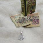 colgante con cadena de plata